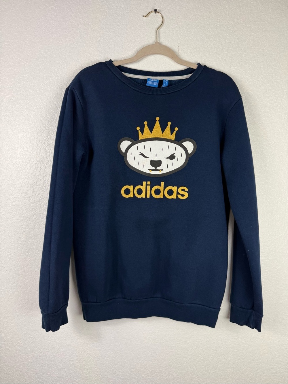 Adidas NIGO Collaboration Bear Sweatshirt Mens size L
